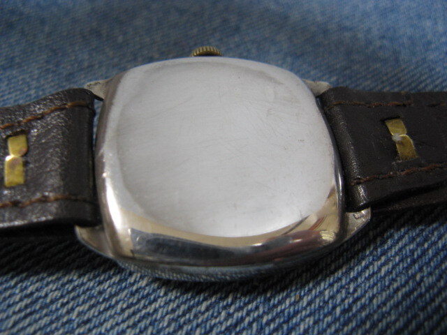 1941年製 J.W.BENSON J.W.ベンソン 銀無垢デ二ソンケース ブリティッシュウォッチ 英国アンティーク手巻腕時計 稼働品 注油済みの画像5