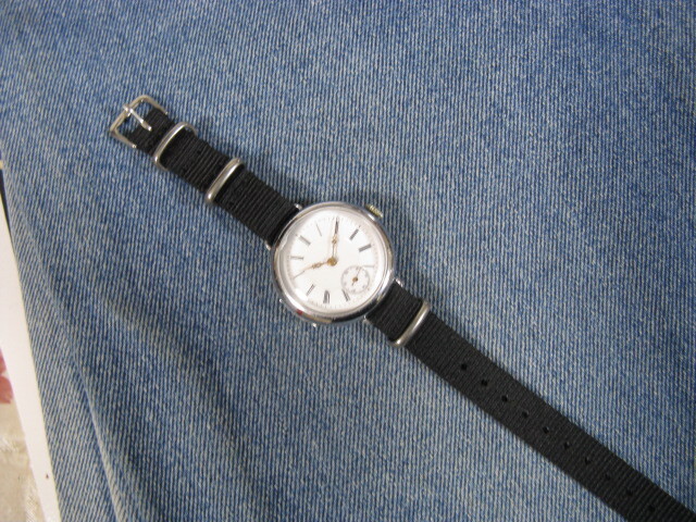 1920年代 WALTHAM ウォルサム エナメル文字盤 アメリカンウォッチ 米国アンティーク腕時計 稼働美品 注油済みの画像8