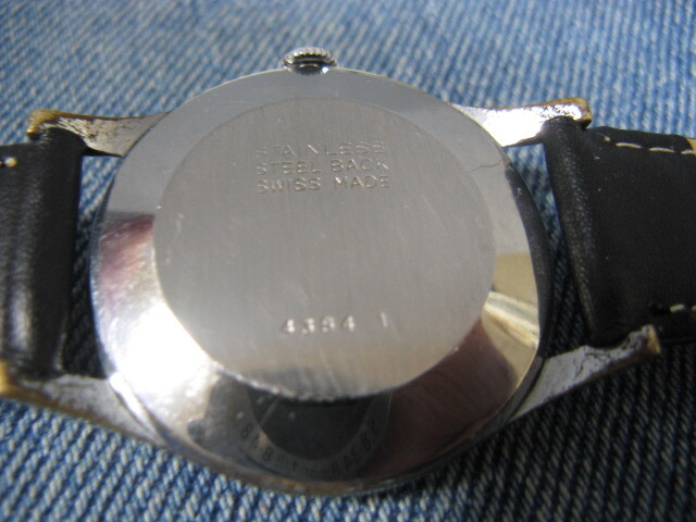 1950年代 AVIA ミリタリー スイス製アンティーク手巻腕時計 稼働品 注油済みの画像5