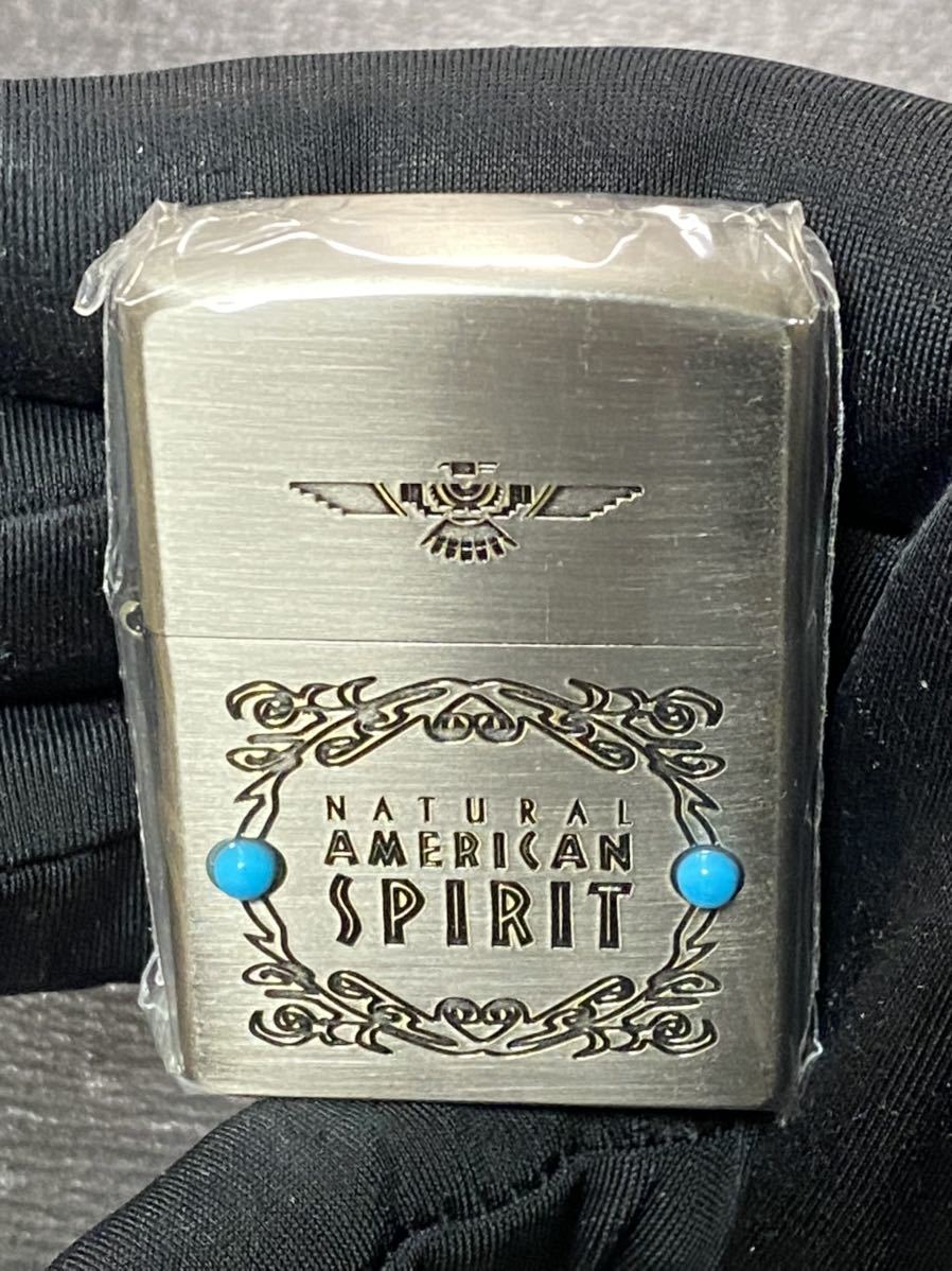 zippo アメリカンスピリット 天然石 限定品 希少モデル 2004年製 NATURAL AMERICAN SPIRIT ケース 保証書付き