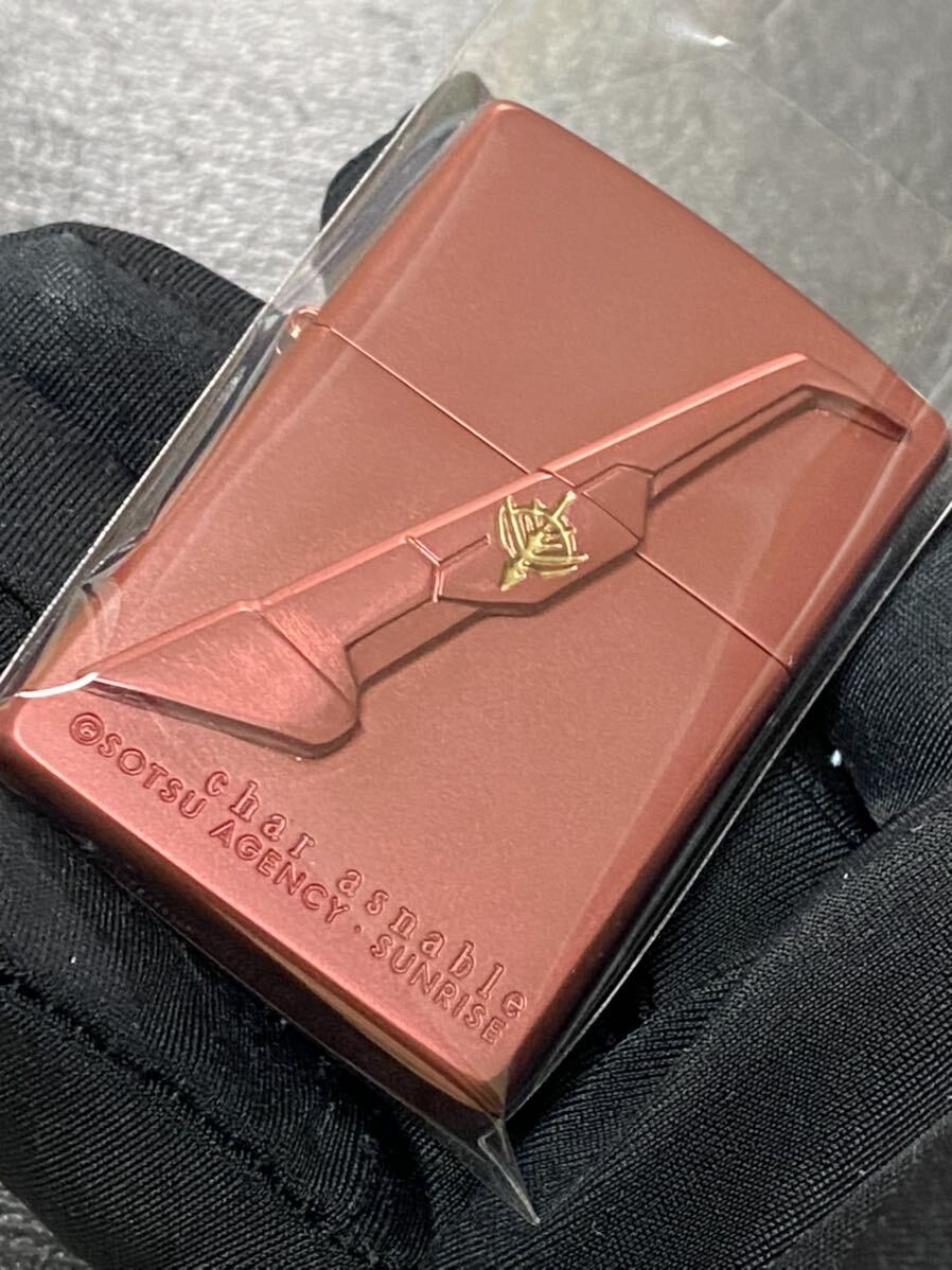 zippo 機動戦士ガンダム シャア専用 希少モデル ヴィンテージ 2000年製 シルバーインナー 2000年製 ケース 保証書付き