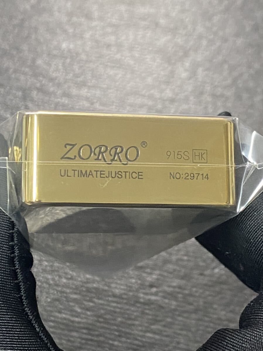 ZORRO 超重厚 アーマー ゴールド 外ヒンジ zippo型 オイルライター 削り出し製造 真鍮 無垢 重厚アーマー_画像1