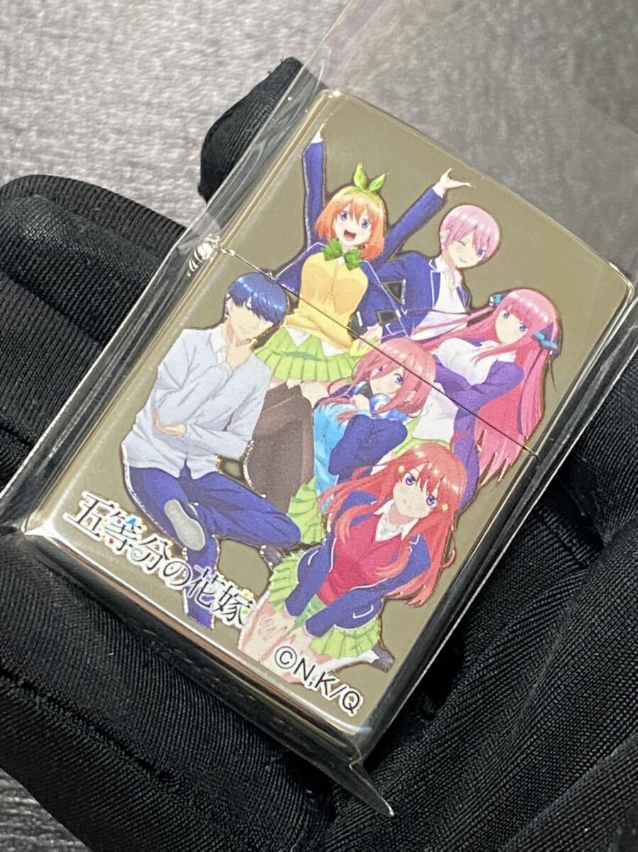 zippo 五等分の花嫁 全員集合 アニメ 希少モデル 2021年製 一花 二乃 三玖 四葉 五月 シルバーインナー 2020年製
