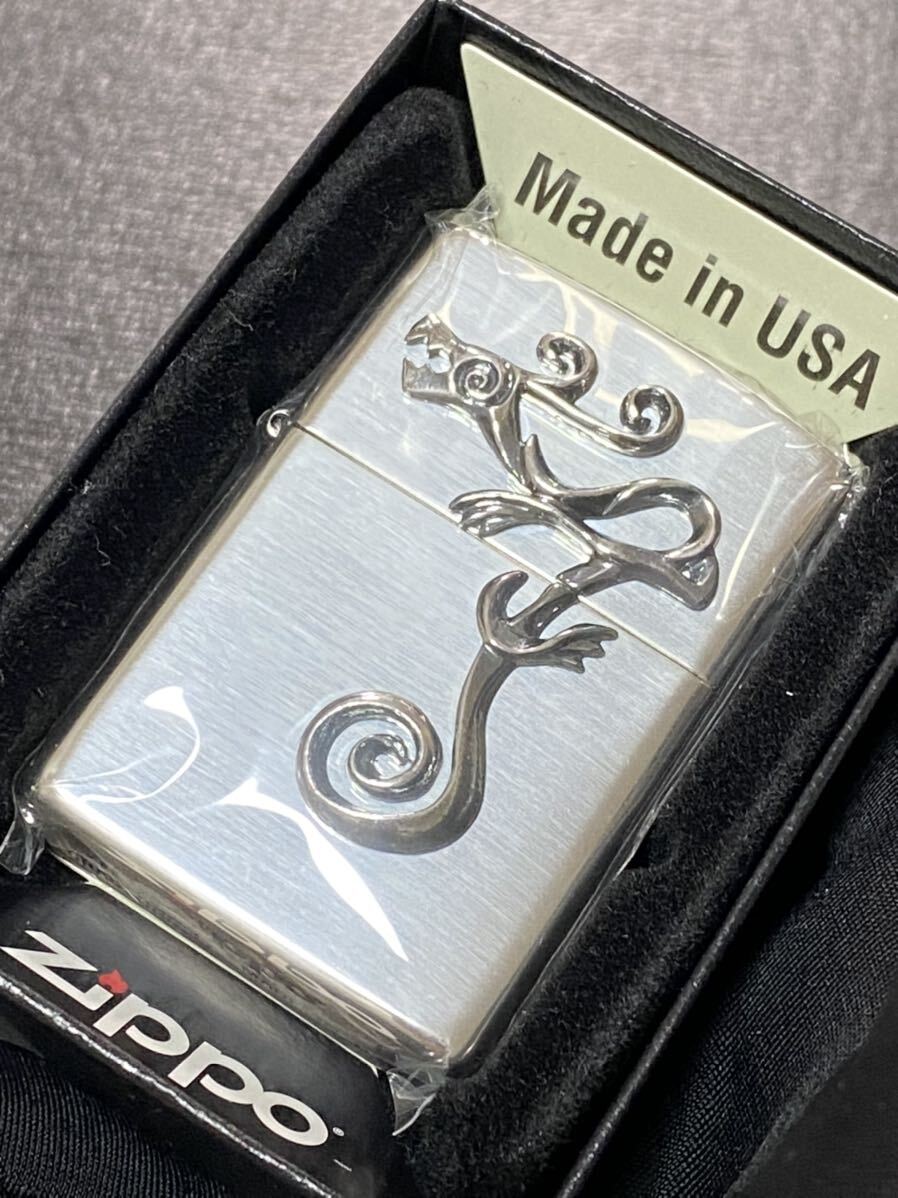 zippo 東京リベンジャーズ タトゥーメタル 立体メタル 希少モデル 2021年製 ドラケン シルバー ケース 保証書付き