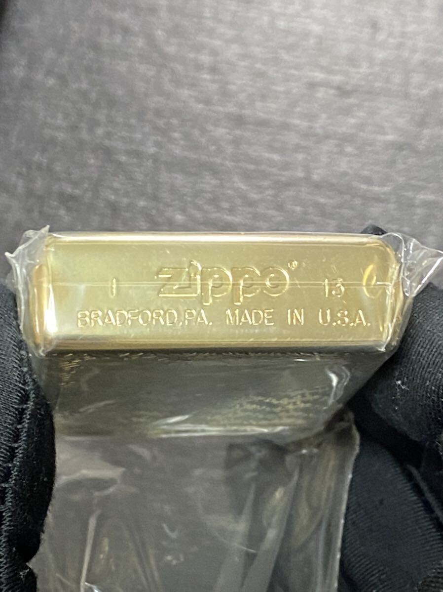 zippo 吉宗 4面ゴールド 希少ゾロ目 両面特殊刻印 限定品 希少モデル 2013年製 シリアルナンバー NO.099 ケース 保証書付き