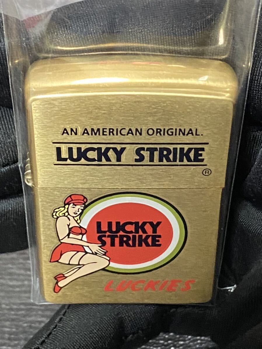 zippo ラッキーストライク ゴールド 限定品 希少モデル zippo ラッキーストライク ゴールド 限定品 希少モデル