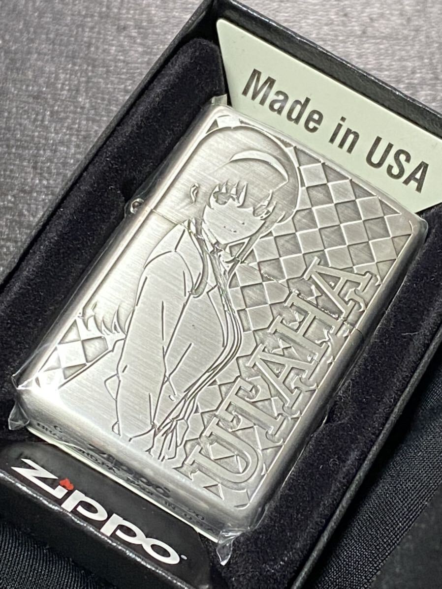 zippo 冴えない彼女の育てかた 霞ヶ丘詩羽 アニメ 3面刻印 希少モデル 2020年製 UTAHA 冴えカノ うたは ケース 保証書付き