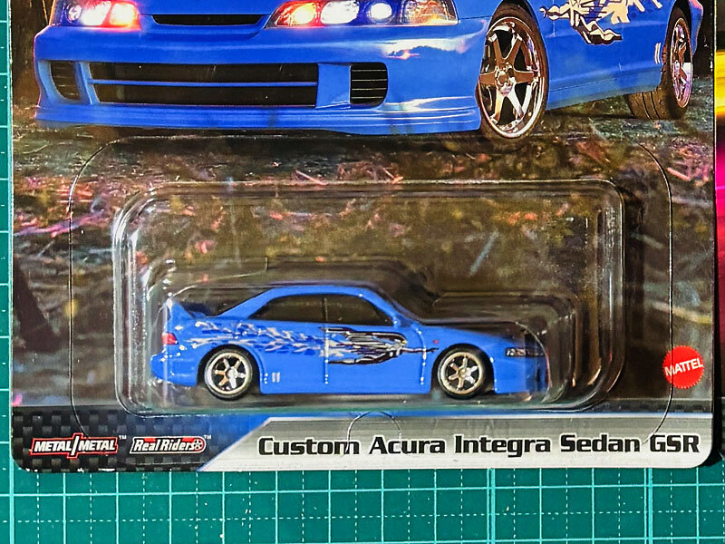 ホットウィール Custom Acura Integra Sedan GSR｜Nissan 240SX (S14) アキュラ インテグラ セダン ニッサン シルビア ワイルドスピード_画像2