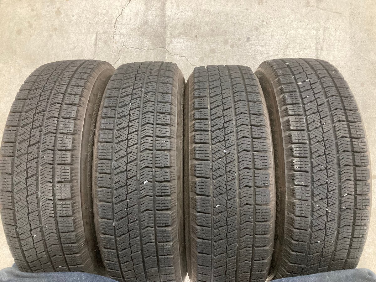 □5898 バリ山 美品 2018年製 スタッドレス VRX2 155/65R14 LEBEN ワゴンR タント ムーヴ N-BOX 14インチ 5.5J +45 4H 100 アルミホイール_画像7