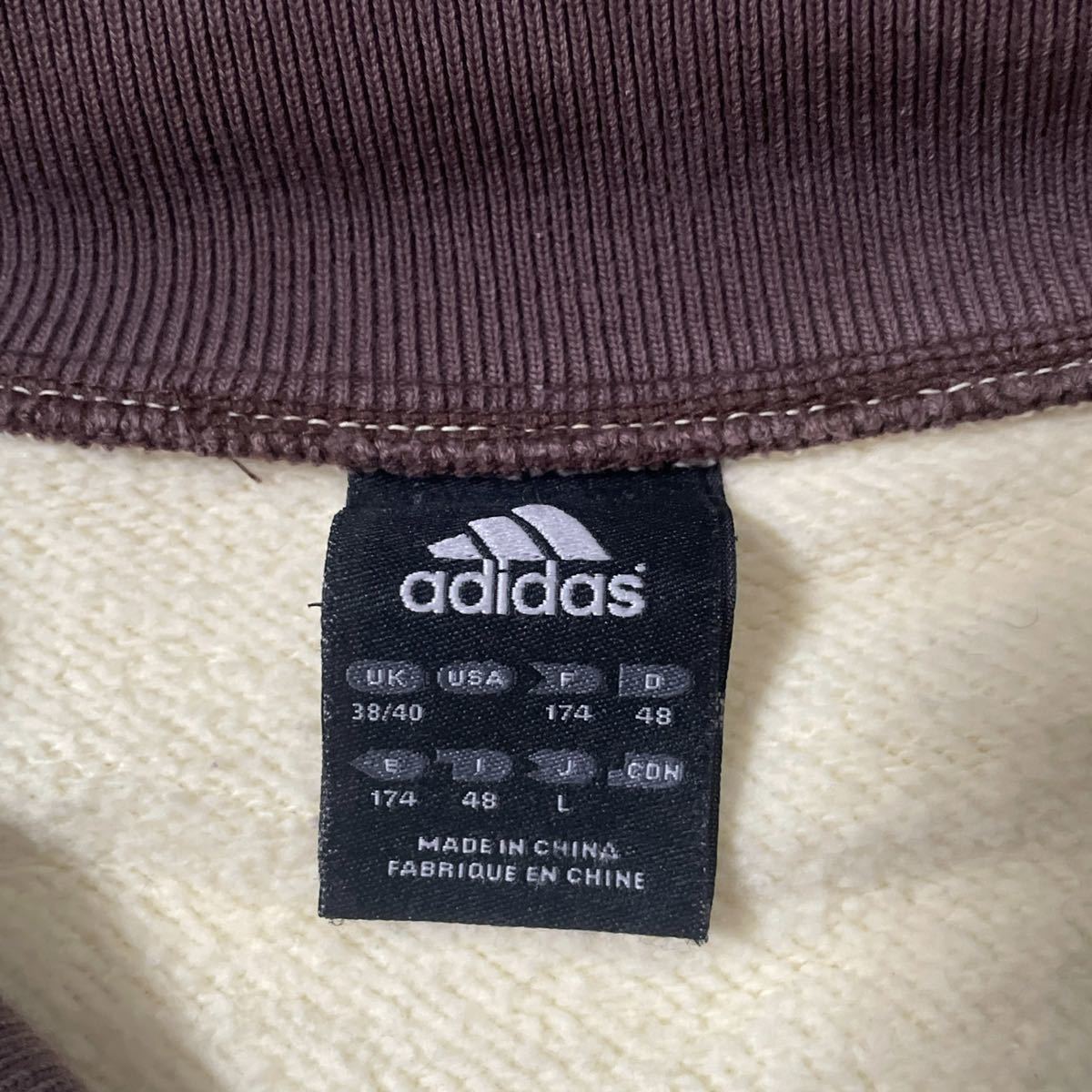 ■adidas■トラックジャケット■マルチカラー■ブラウン■オレンジ■イエロー■アディダス■ジャージ■古着■ヴィンテージ■90s■コットン_画像9