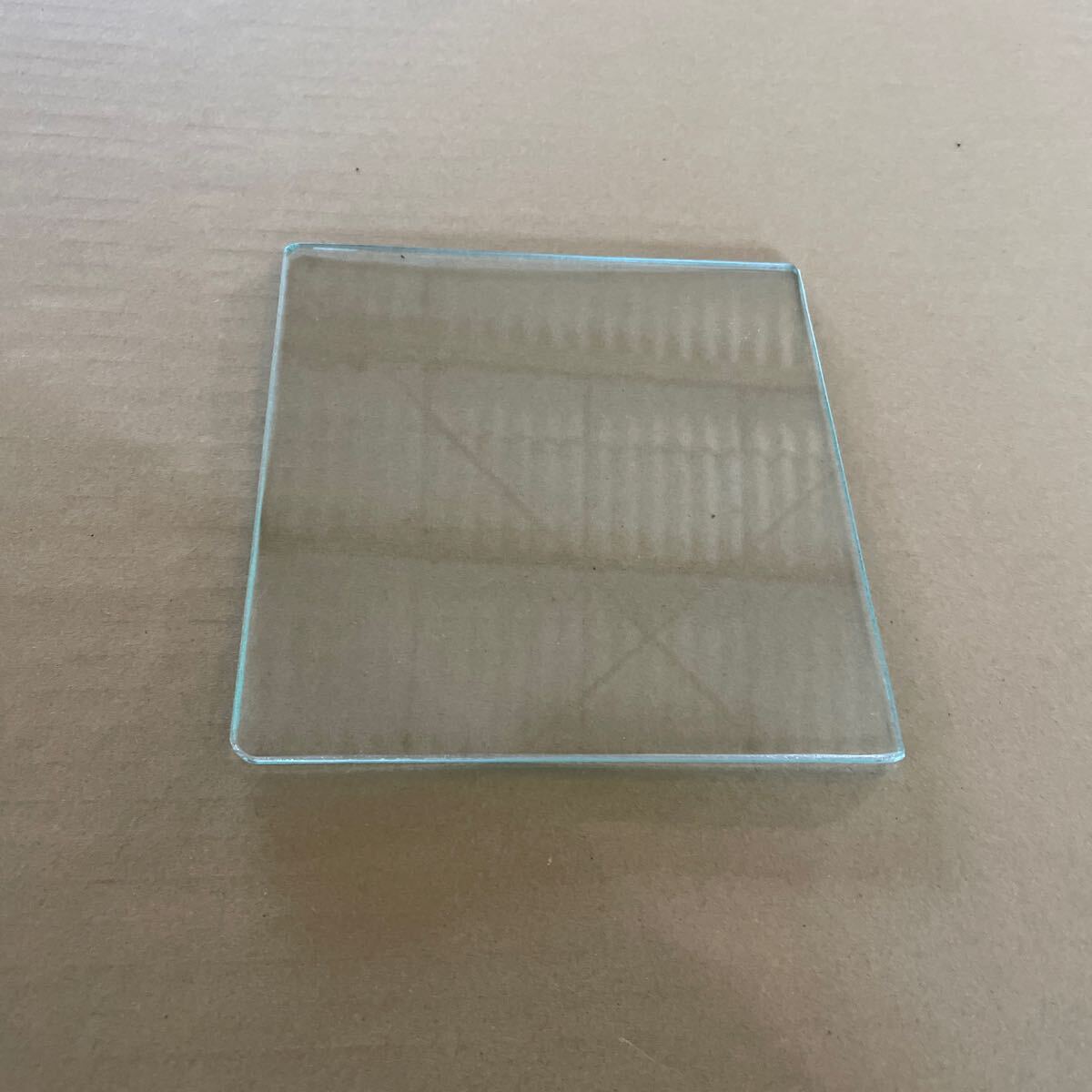 5ミリ厚　フロートガラス　(約15㎝×15cm)_画像1