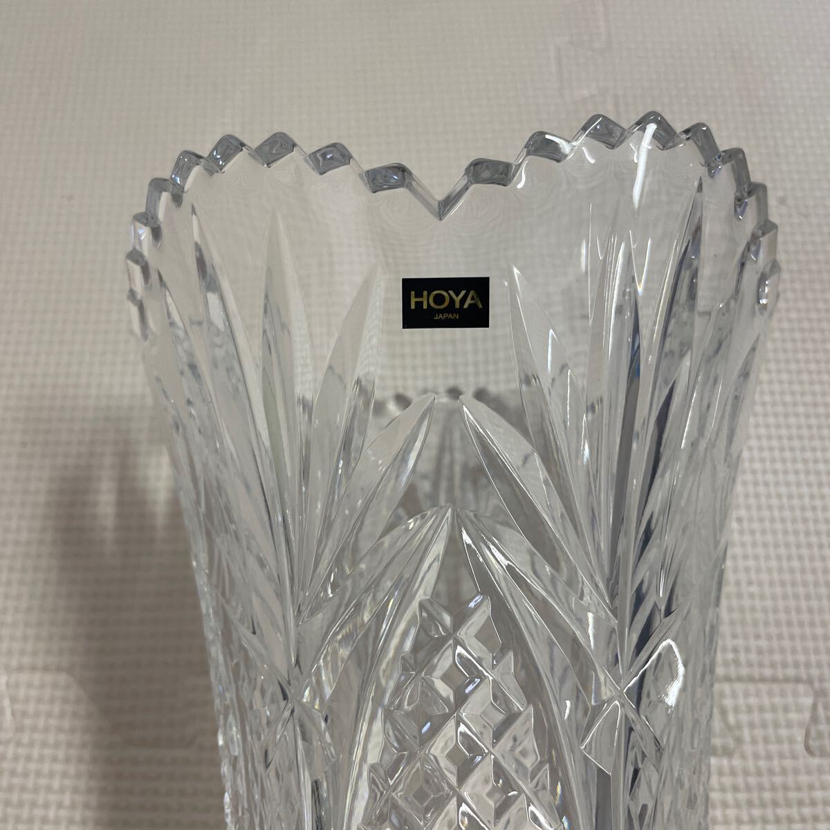 HOYA ホヤ クリスタル 花瓶 ガラス フラワーベースクリスタルガラス CRYSTAL 花器 インテリアの画像3