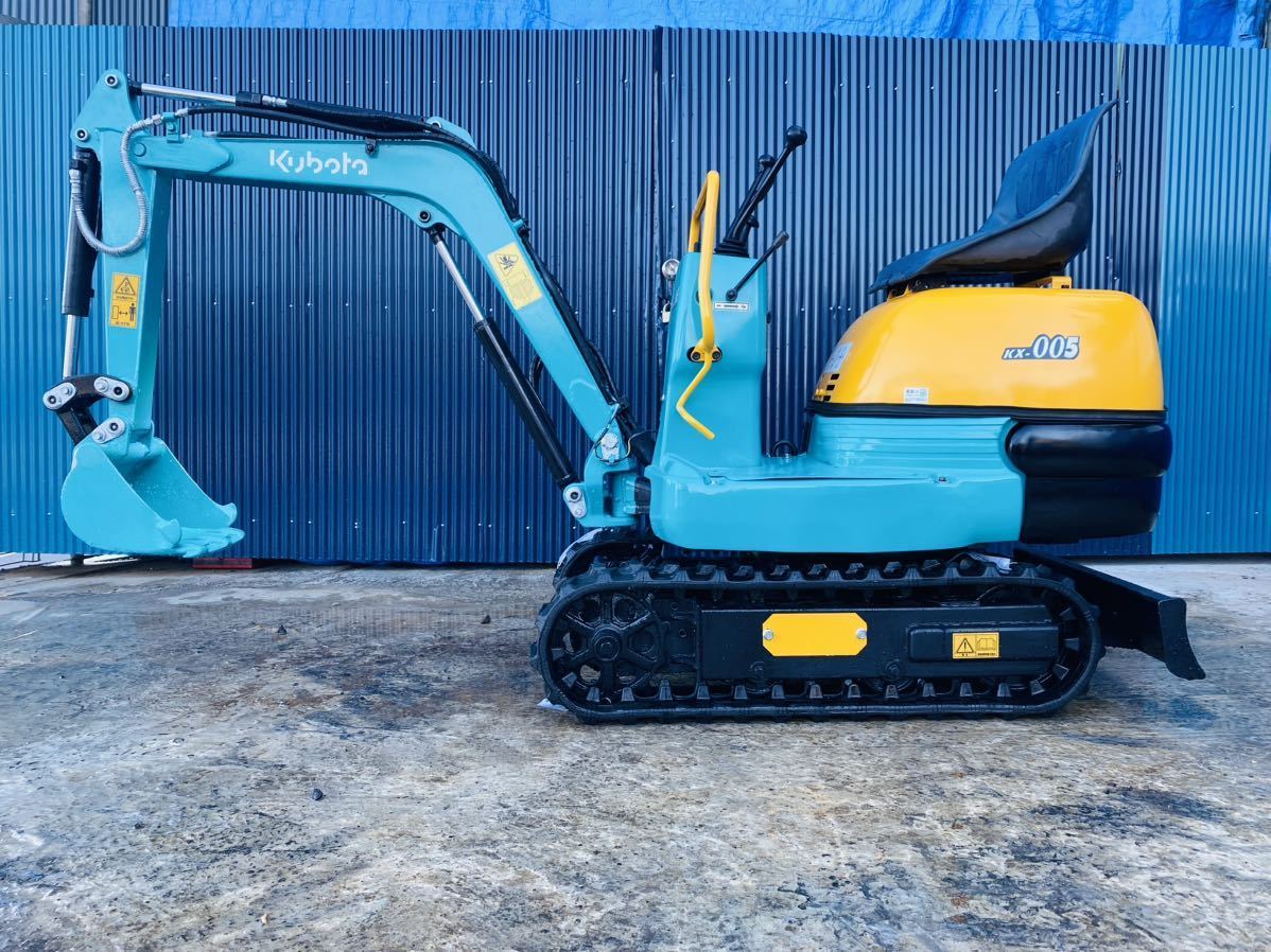  クボタ KUBOTA KX-005 (Pc02-1A)ミニユンボ油圧ショベル 2wayマルチ 487h ブレーカー配管 即決の場合300km発送無料 下取買取可能 千葉県の画像1