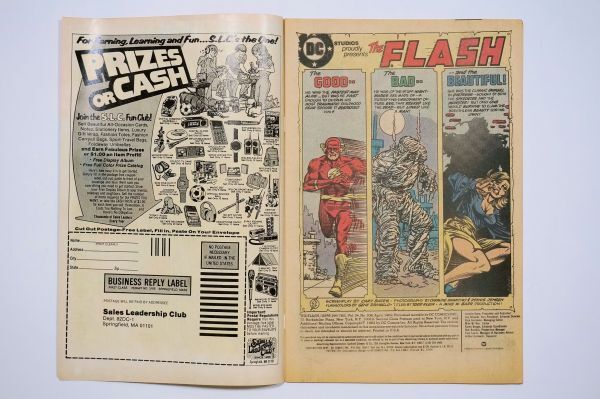 * ultra rare The Flash #308 1982 year 4 month that time thing DC Comics flash American Comics Vintage comics English version foreign book *