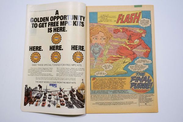 * ultra rare The Flash #320 1983 year 4 month that time thing DC Comics flash American Comics Vintage comics English version foreign book *