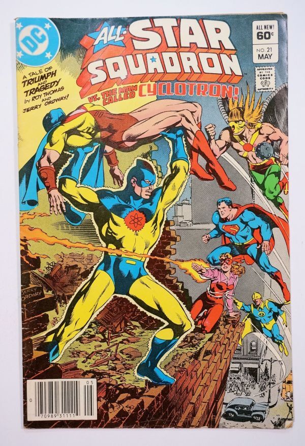 ★激レア All-Star Squadron #21 1983年5月 当時物 DC Comics スーパーマン アメコミ ヴィンテージ コミック 英語版 洋書★の画像1