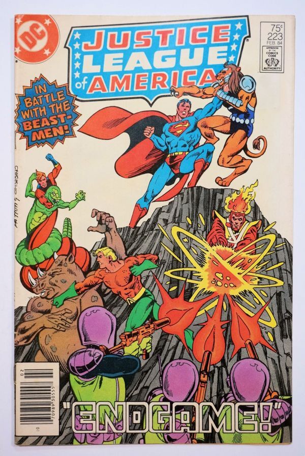 激レア Justice League Of America #223 1984年2月 当時物 DC Comics ジャスティス・リーグ アメコミ ヴィンテージ コミック 英語版 洋書①_画像1