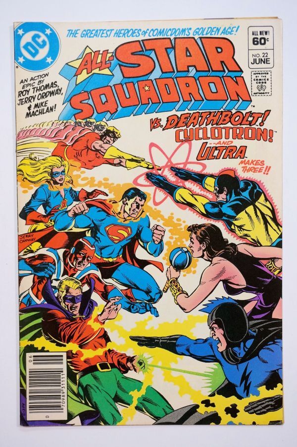 ★激レア All-Star Squadron #22 1983年6月 当時物 DC Comics スーパーマン アメコミ ヴィンテージ コミック 英語版 洋書★の画像1