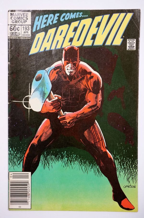 ★激レア Daredevil #193 1983年4月 当時物 MARVEL デアデビル マーベル アメコミ ヴィンテージ コミック 英語版 洋書★の画像1