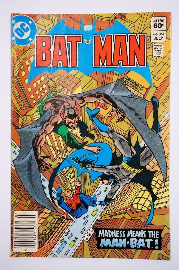 ★激レア Batman #361 1983年7月 当時物 DC Comics バットマン アメコミ ヴィンテージ コミック 英語版 洋書★_画像1