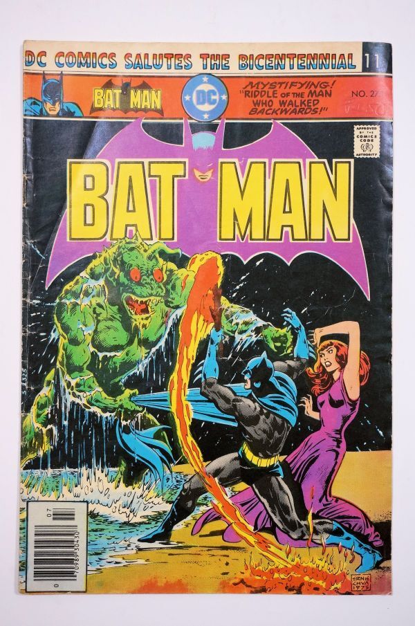 * ultra rare Batman #277 1976 year 7 month that time thing Philippines issue version DC Comics Batman American Comics Vintage English version foreign book *