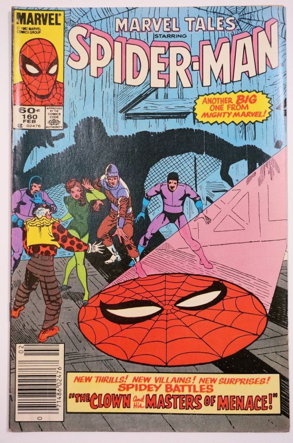 ★激レア Marvel Tales #160 Spider-Man 1984年2月 当時物 MARVEL スパイダーマン マーベル アメコミ ヴィンテージ コミック 英語版 洋書★の画像1