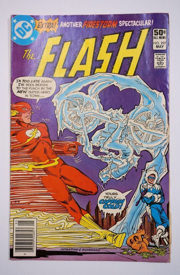 * ultra rare The Flash #297 1981 year 5 month that time thing DC Comics flash American Comics Vintage comics English version foreign book *