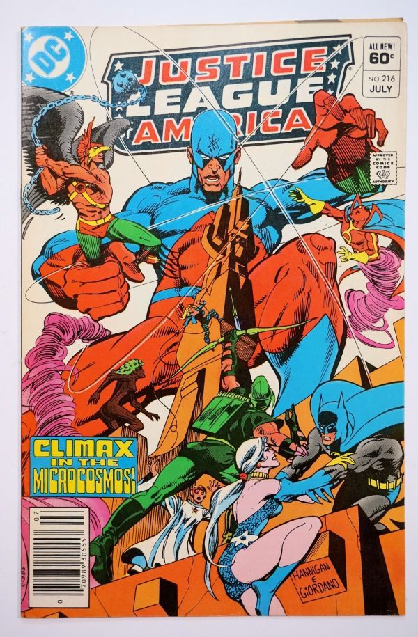 ★激レア Justice League Of America #216 1983年7月 当時物 DC Comics ジャスティス・リーグ アメコミ ヴィンテージ コミック 英語版 洋書の画像1