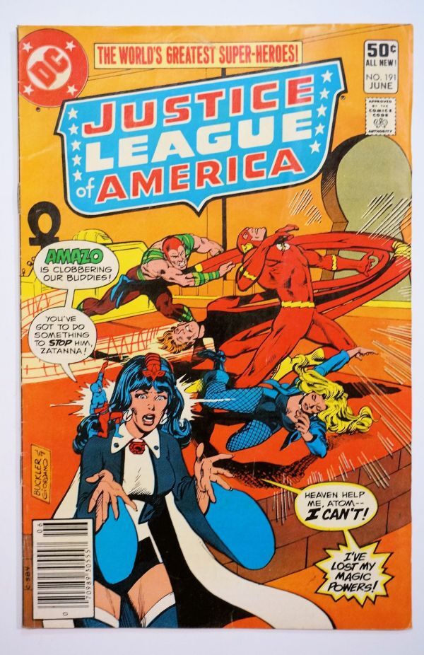 ★激レア Justice League Of America #191 1981年6月 当時物 DC Comics ジャスティス・リーグ アメコミ ヴィンテージ コミック 英語版 洋書_画像1