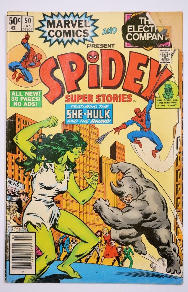 激レア Spidey Super Stories #50 Spider-Man 1981年1月 当時物 激レア Spidey Super Stories #50 Spider-Man 1981年1月 当時物