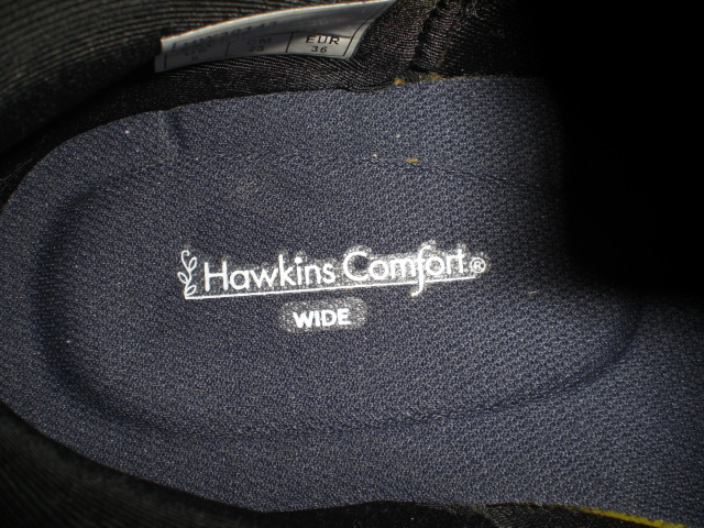 HAWKINS COMFORT ホーキンスコンフォート　スニーカー　デッキシューズ　黒白23㎝　HW30143_画像8