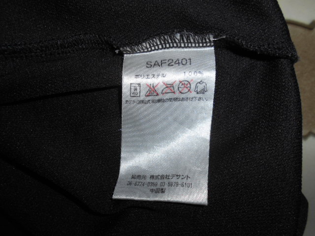 SKINS　スキンズ　Tシャツ　黒白黄　O　SAF2401　㈱デサント_画像9