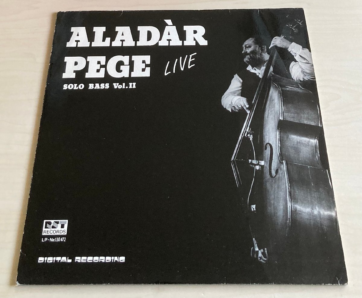 LPA23070 アラダー・ペゲ ALADAR PEGE / LIVE ~ SOLO BASS VOL.2 輸入盤LP オーストリア_画像1