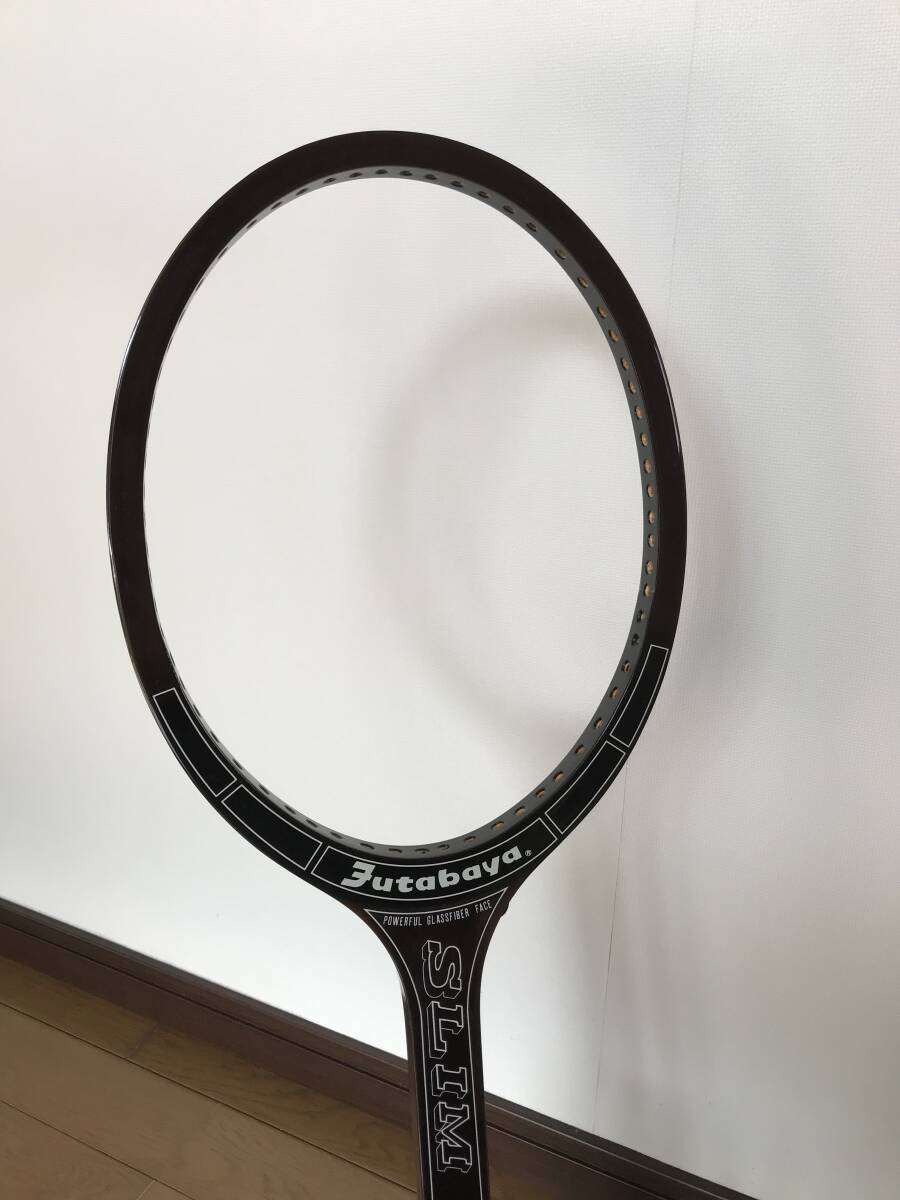 当時物　未使用　デッドストック　フタバヤ　FUTABAYA　テニスラケット　カバー付き　フレームのみ　　HF1718_画像3