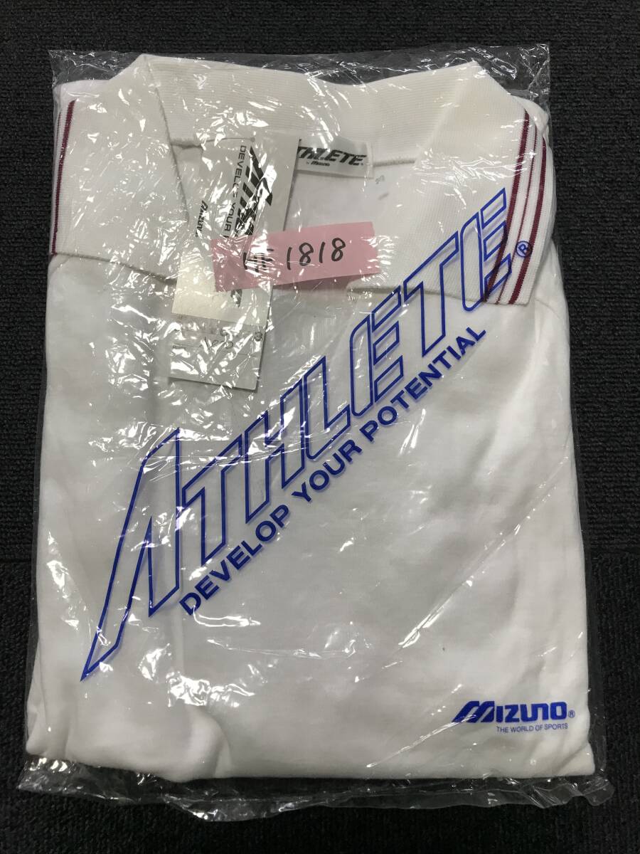 当時物　未使用　デッドストック　Mizuno　ミズノ　ATHLETE　半袖シャツ　襟付き　品番：82HV6263　サイズ：XOOO　　HF1818_画像7