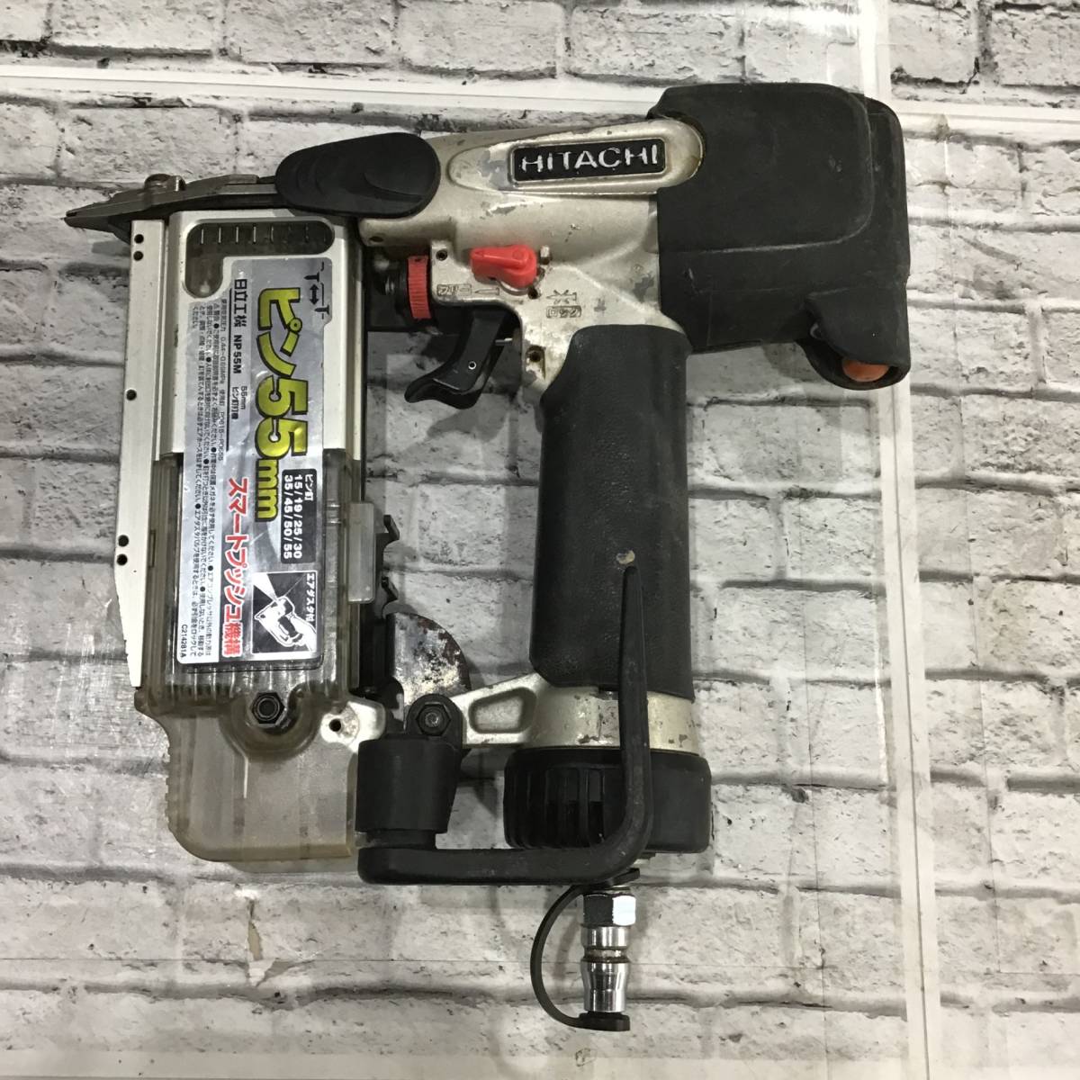 【中古品】★ハイコーキ(HIKOKI ※旧:日立工機) 常圧ピンネイラ NP55M