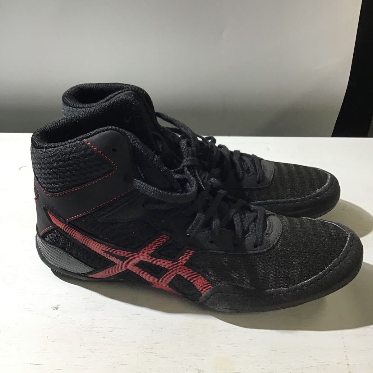 58【美品】asics アシックス レスリングシューズ　26cm （80）_画像4