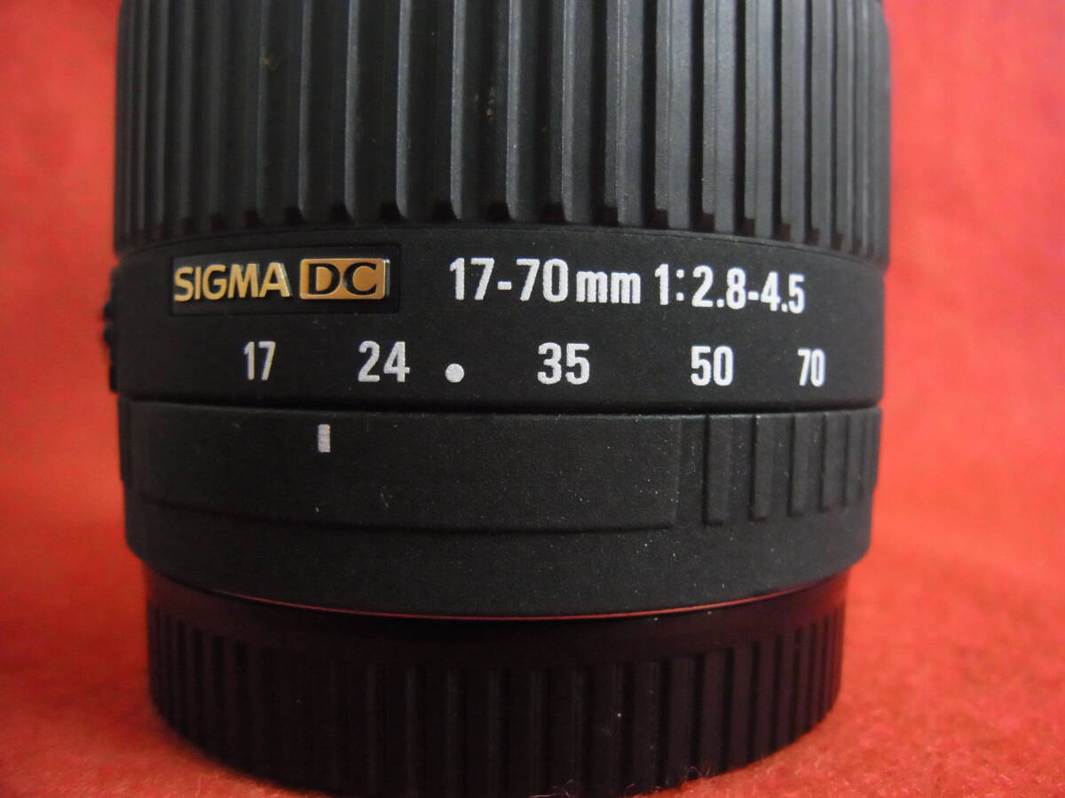 K52/カメラレンズ SIGMA DC 17-70mm 1:2.8-4.5 FOR CANON AF シグマ 他多数出品中_画像5