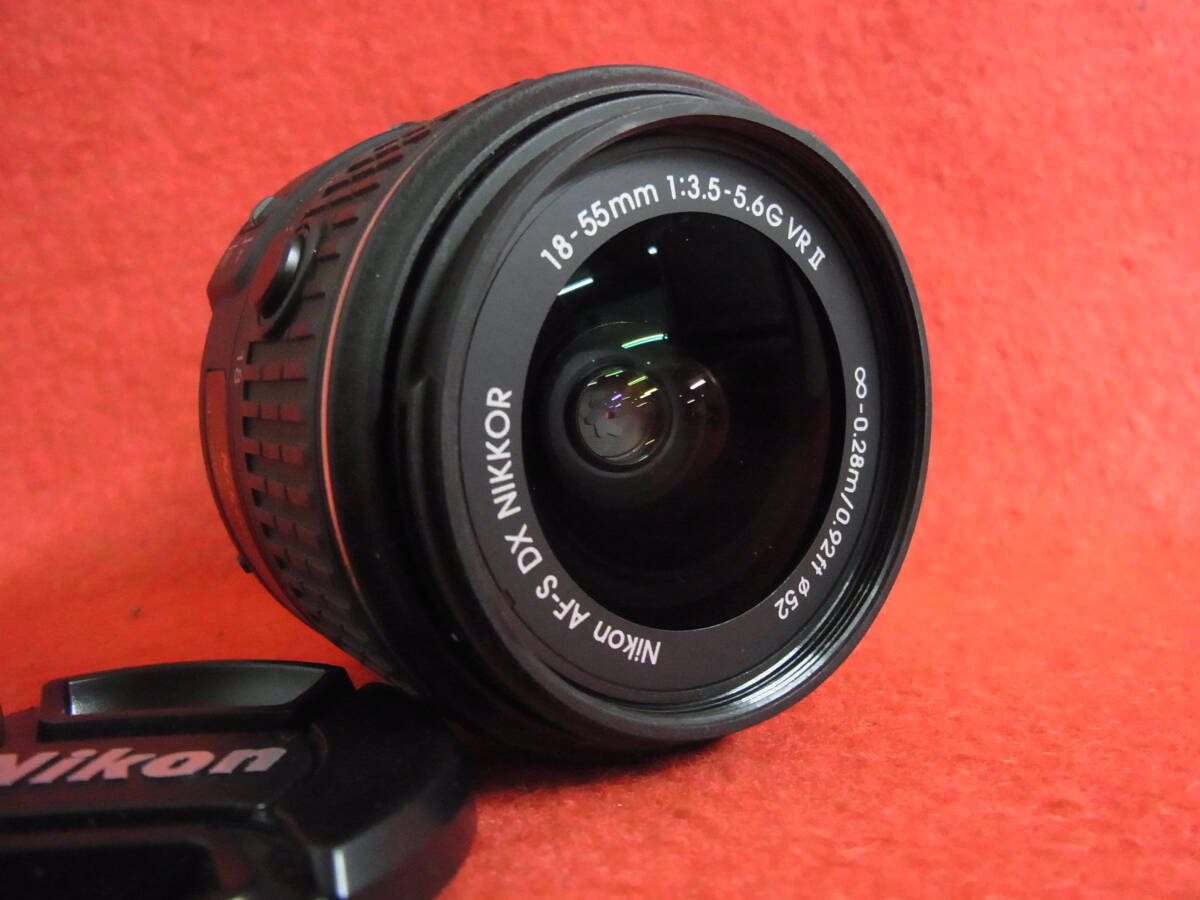 K100/カメラレンズ Nikon DX VR AF-S NIKKOR 18-55mm 1:3.5-5.6Ⅱ ニコン 他多数出品中_画像1