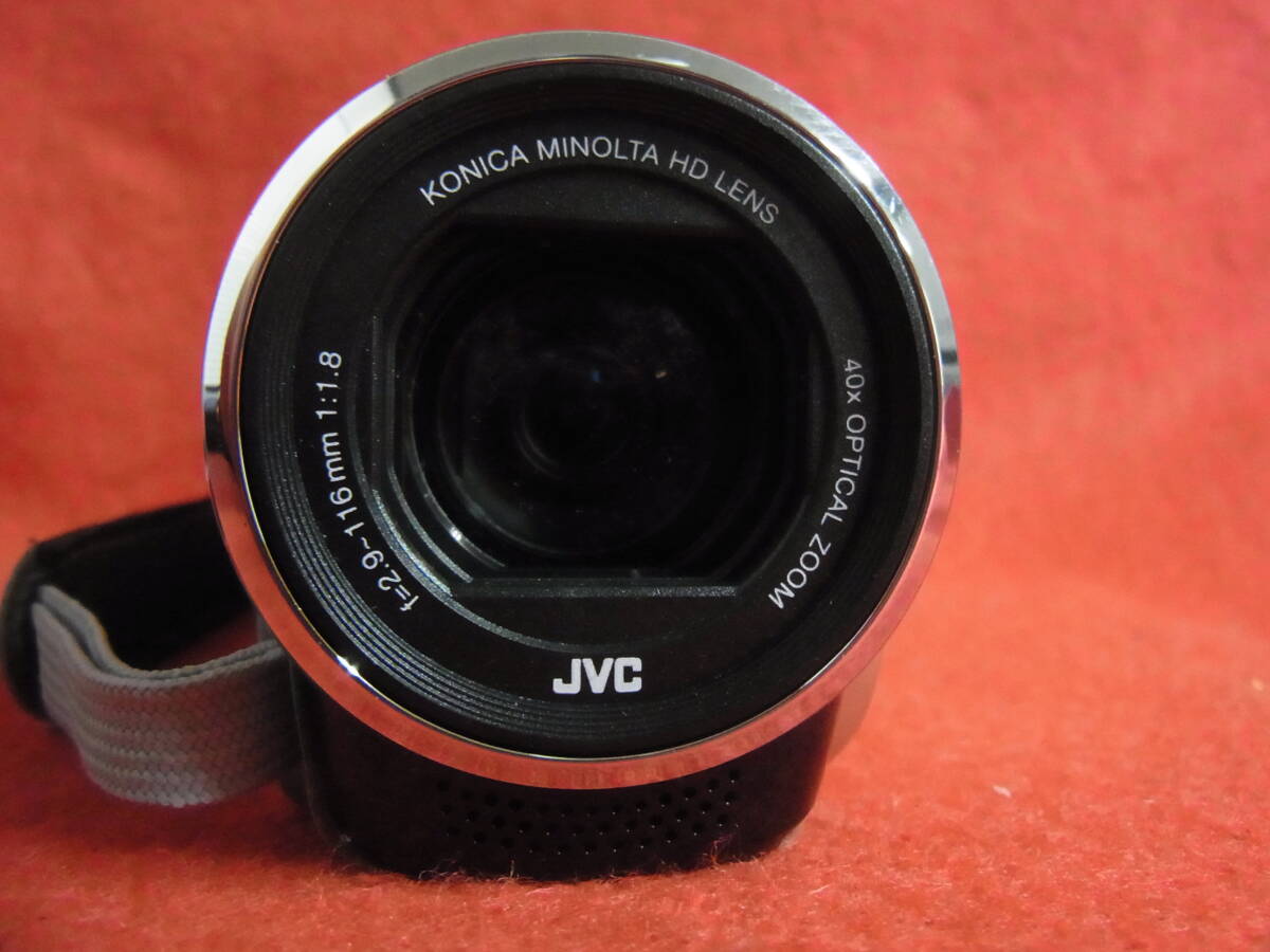 K112/デジタルビデオカメラ 通電確認済み JVC GZ-E600-N JVCケンウッド 他多数出品中_画像2