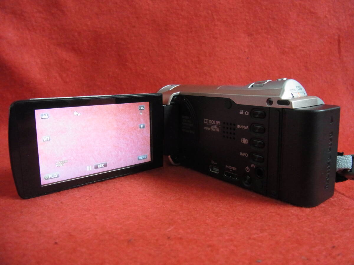 K112/デジタルビデオカメラ 通電確認済み JVC GZ-E600-N JVCケンウッド 他多数出品中_画像5