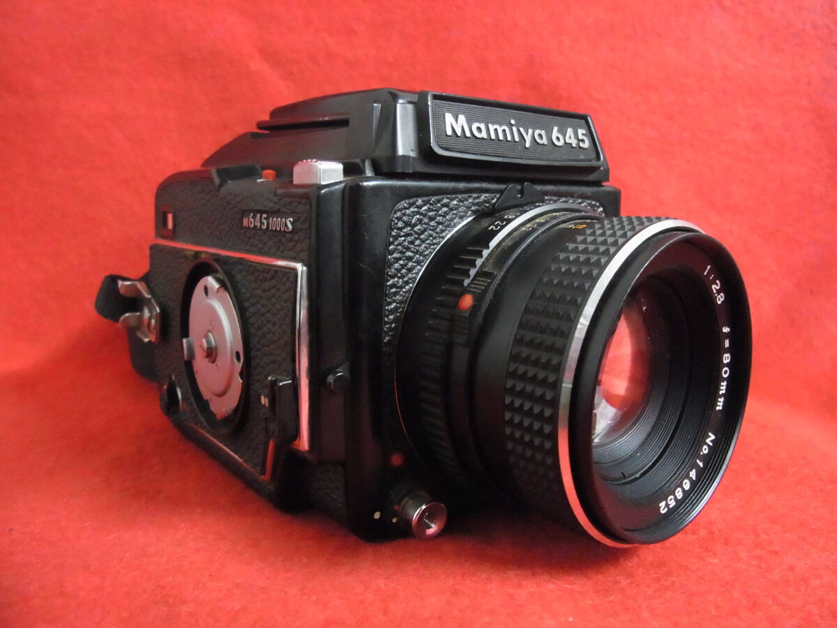 K162/中判カメラ Mamiya645 レンズ SEKOR C 1:2.8 f=80mm マミヤ 付属品付き 　他多数出品中_画像2