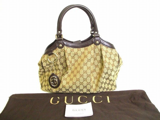 【未使用保管品】 グッチ GUCCI GG キャンバス スーキー ハンドバッグ トートバッグ ショッピングバッグ ショルダーバッグ