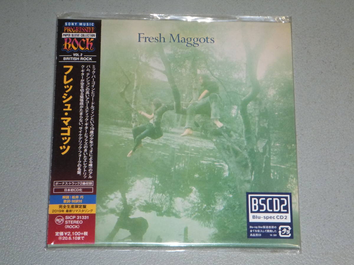 新品★紙ジャケ(BSCD2)★日本初CD化★UKプログレ名盤/キーフジャケ/2019REMASTER★FRESH MAGGOTS★フレッシュ・マゴッツ_画像1