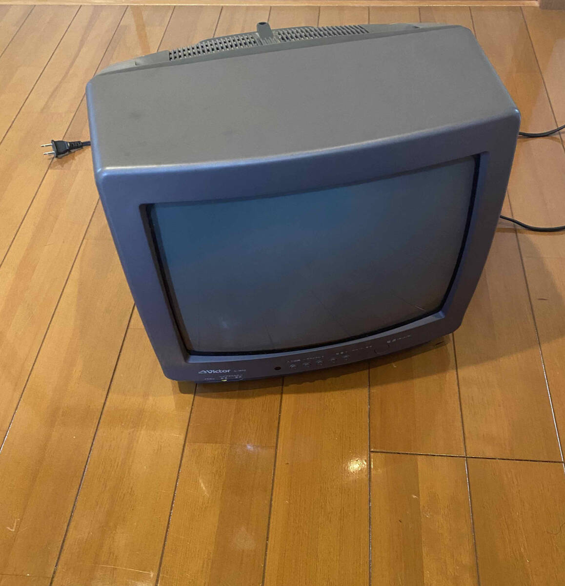 動作品 Victor ブラウン管テレビ 14型 C-14R2 昭和レトロ アンティーク ビンテージ 当時物 激レア_画像4