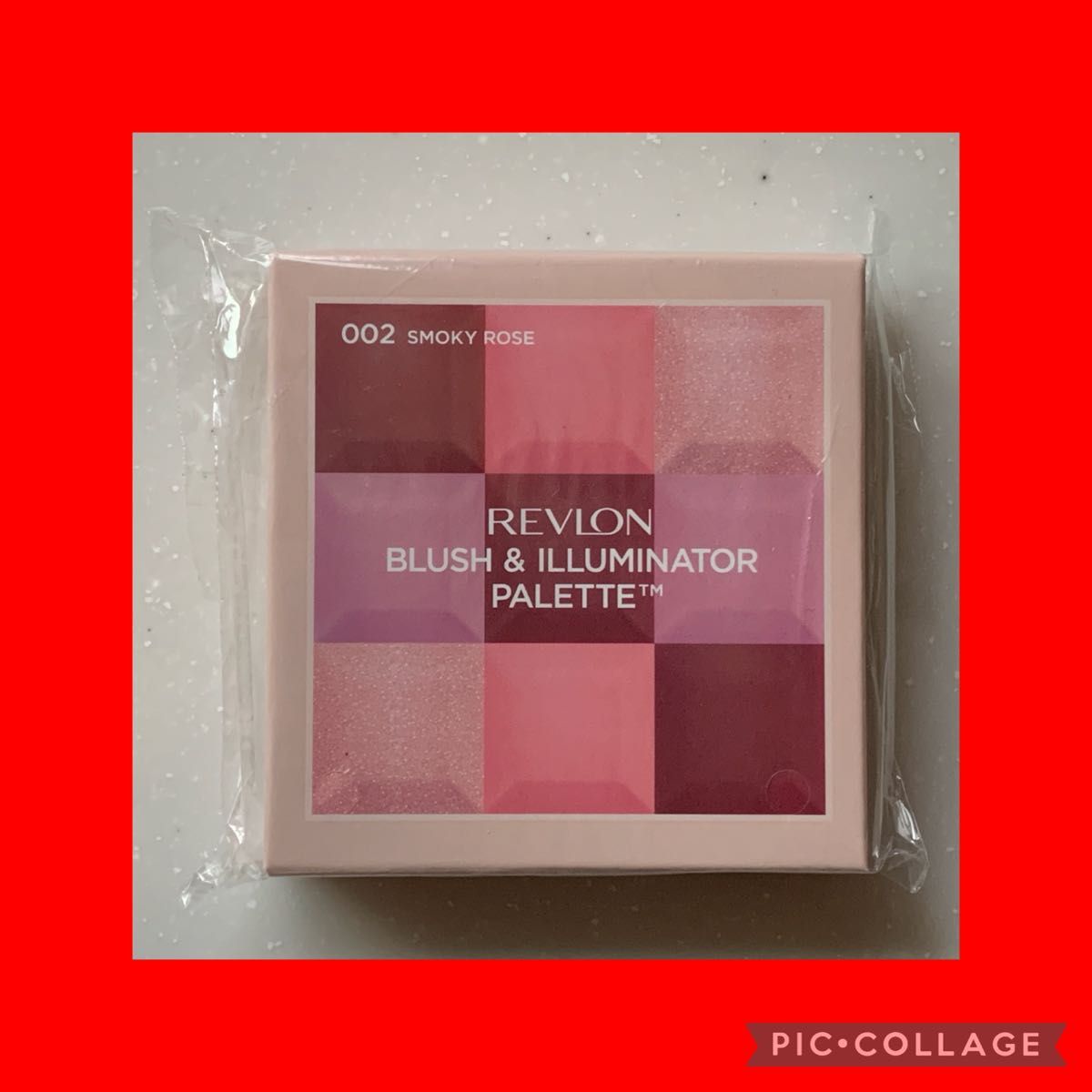 【新品未開封】REVLON ブラッシュ＆イルミネーター パレット 002 スモーキー ローズ 多色チーク&ハイライター パレット