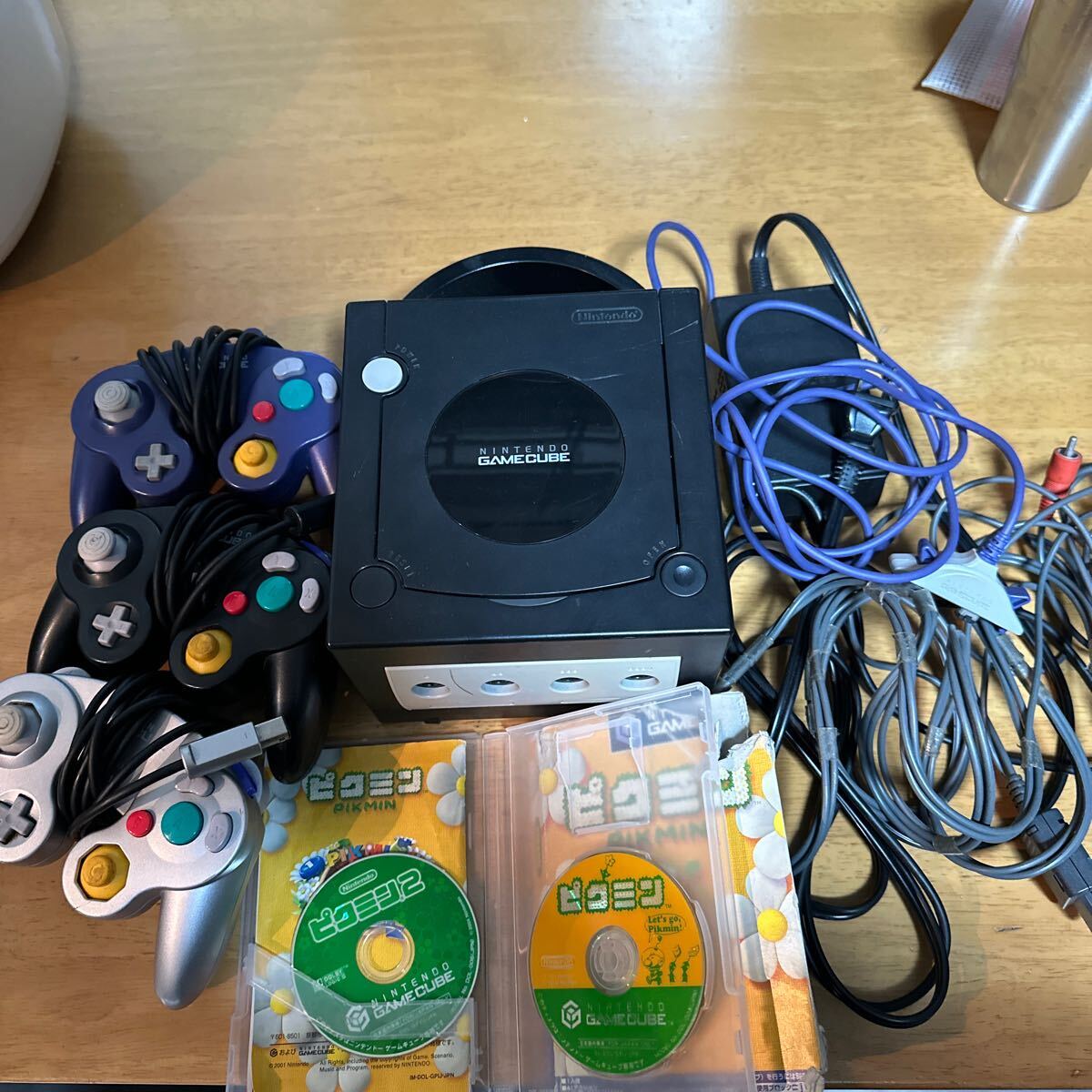 【実働品】ニンテンドー GAMECUBE ゲームキューブ Nintendo 任天堂 コントローラー シルバー NINTENDO JPN _画像1