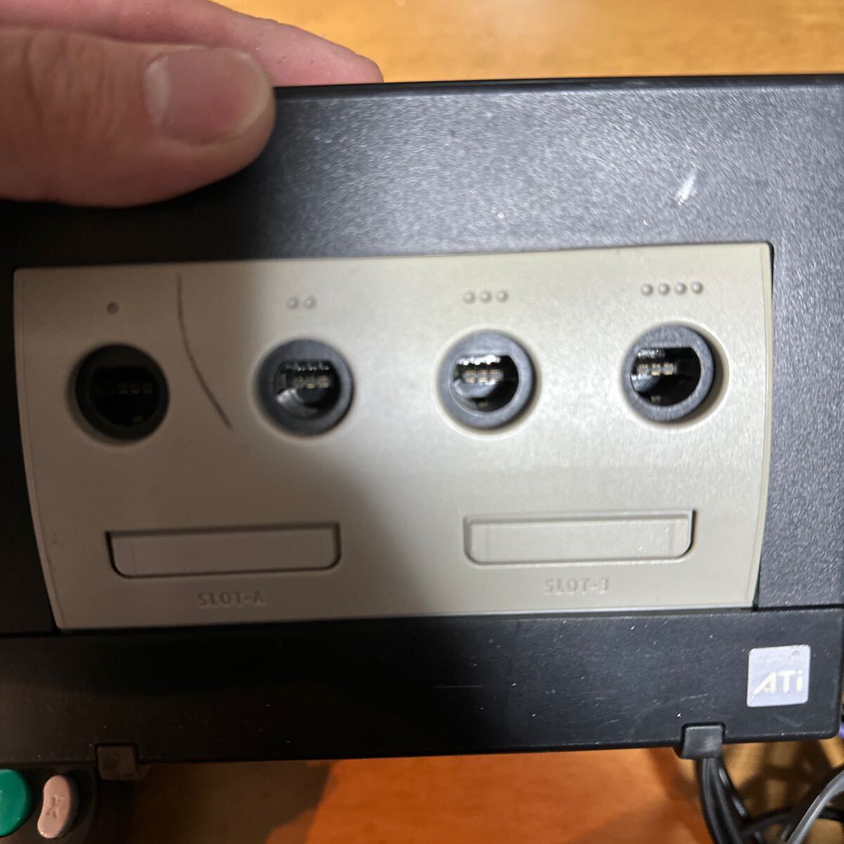 【実働品】ニンテンドー GAMECUBE ゲームキューブ Nintendo 任天堂 コントローラー シルバー NINTENDO JPN _画像3