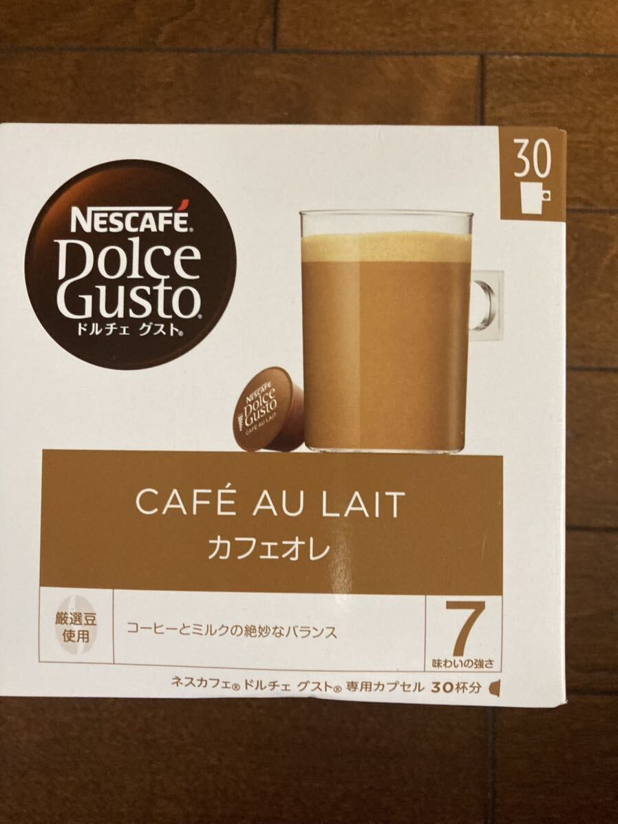 ネスカフェドルチェグスト専用カプセル★カフェオレ 30杯分X3箱マグカップサイズ_画像2