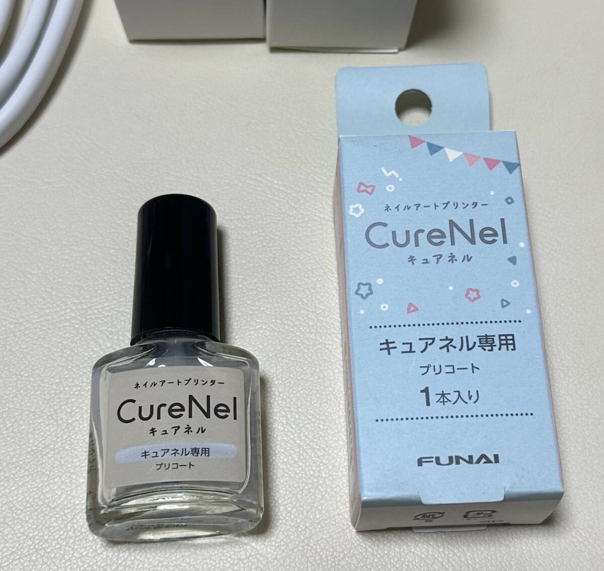 【FUNAI】CureNel FBN-FA20-RG ネイルアートプリンター（新品：インク２本・プリコート１本付）＋おまけ付き_画像3